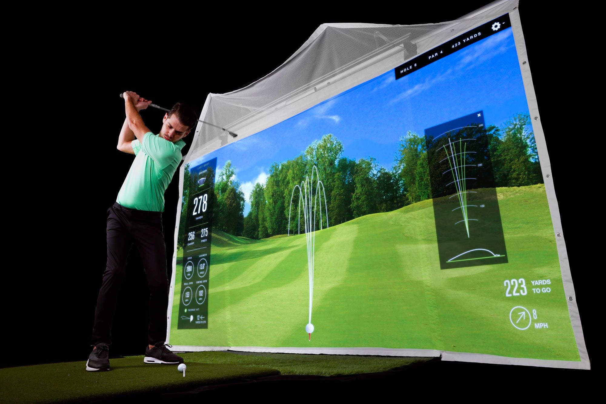 Rool Screen Retractable Golf Screens